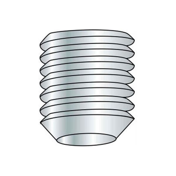 M8 x 1.25 x 20mm - Cup Point Socket Set Screw - 304 Stainless Steel - Pkg of 100